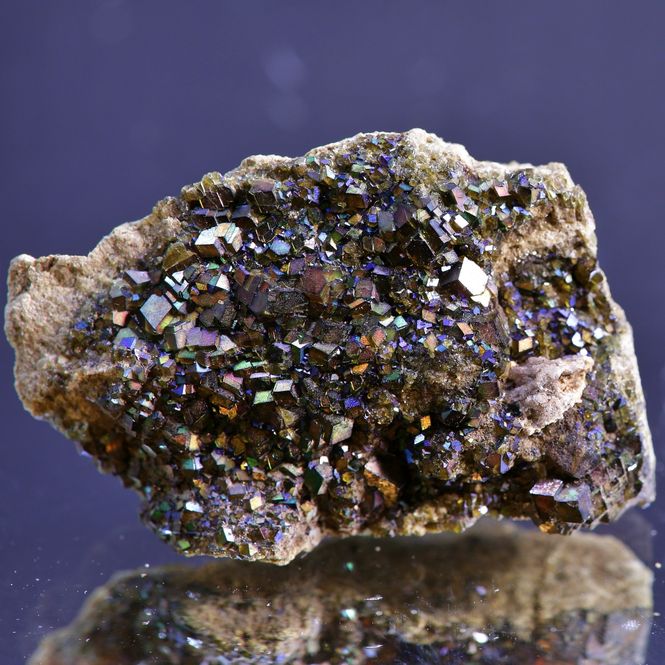 Main Image Sold! Iridescent Andradite Garnets – ...